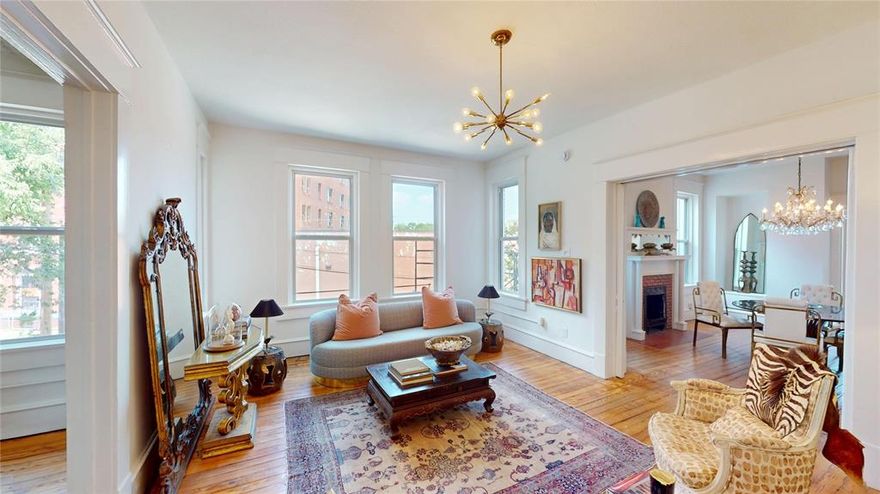 Nestled in the heart of Dallas in the vibrant Cedars neighborhood, this charming and hip two bedroom, one bathroom home offers an inviting blend of historic character and modern convenience. Five minutes away from the city's finest fining, shopping, entertainment and cultural attractions. Opening the door to this cozy apartment, you are greeted by large windows that bathe the rooms in natural light, highlighting the vintage pine wood floors and high ceilings. The open layout seamlessly connects to a stylish living area, which is light and bright. The kitchen is a charming mix of classic and industrial, featuring exposed brick walls and white appliances, providing both functionality and aesthetic appeal. The main bedroom although small is both comfortable and cozy. The single bathroom features a bathtub-shower combo with an artistic vibe. Out back, the balcony is a perfect place to hang out and grill and enjoy drinks with your neighbors. This 2nd bedroom can be used as an office, creative space or second living area. With its unique character and prime location just blocks from the vibrant heart of downtown Dallas , this property is a rare find that combines comfort, style, charm and convenience in a single package. Mid Century Modern Furniture Contents are available for purchase, but sold separately.