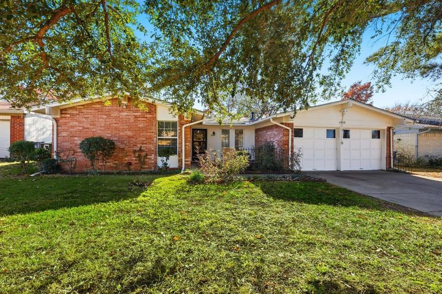 Welcome to a unique opportunity in Arlington! This gem is ready for a thoughtful buyer. Whether you’re an investor looking for value-add potential or a young family ready to make your mark in a well-located neighborhood. Nestled near major highways, including SH-360 and Interstate 30, the home offers effortless access to the entire Dallas-Fort Worth Metroplex, making commutes, weekend plans, and city adventures easy from day one. The convenience of quick access to major thoroughfares adds appeal for renters and future buyers alike. Inside and out, this property invites creativity. You’ll enjoy a generous yard dotted with productive fruit trees, including fig, persimmon, and pear, perfect for outdoor living, gardening projects, or simply savoring Texas sunshine. Recent updates include a 2020 HVAC condenser for peace of mind and a new 2025 roof, reducing near-term maintenance worries for the next owner. This part of Arlington sits within a market that continues to draw attention: The typical home price in the area averages around mid $300Ks, with strong rent-to-value ratios, underscoring solid long-term rental demand. Arlington’s broader market offers both affordability relative to larger metro neighbors and steady buyer interest.
For investors, this home’s entry price point and location close to employers, entertainment hubs like AT&T Stadium, Six Flags, and the University of Texas at Arlington, along with strong rental demand, present attractive holding potential. For families, the spacious lot, mature trees, and straightforward access to schools, parks, shopping, dining, and major employment corridors make this property a compelling place to call home while building equity through personalized upgrades. (Buyer is to confirm measurements and market estimates)