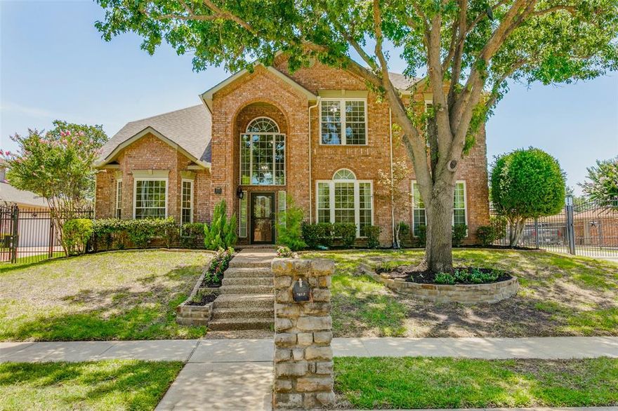 Welcome to this stunning North Richland Hills gem! This meticulously maintained 4-bedroom, 3.5-bathroom home offers a perfect blend of elegance and comfort, boasting a generous 4,071 square feet of luxurious living space. The large kitchen overlooks the expansive living area with cathedral ceilings, creating a seamless flow for entertaining and family gatherings. A tranquil primary suite with a spa-like bathroom offers relaxation. As you make your way upstairs, a flex space area and a huge bonus room provide versatility along with 3 additional well-appointed bedrooms. A gated driveway leads you to a three-car garage, ensuring privacy, ample parking space, and additional storage. Conveniently located near John Barfield Trail, this home is a true gem waiting for you to explore its endless potential!