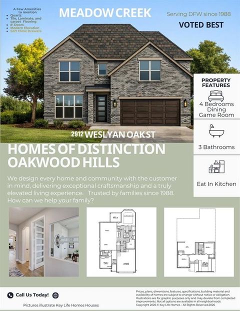 2912 Weslyan Oak Street Bedford TX 76021