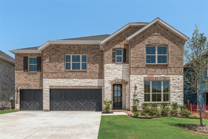 Mattamy Homes presents The Pienza Floor Plan.  Discover the Pienza, where innovation meets elegance in an open-concept marvel, featuring 4 bedrooms, 3 full and one half baths, a study, a game room and a 3 car garage all sitting on an oversized lot. Step into the inviting foyer, seamlessly transitioning into the expansive Great Room with electric fireplace and dining area, flooded with natural light from a wall of windows overlooking an extended covered patio. The heart of the home, the kitchen features an island and breakfast bar, a double oven, 5 burner gas cooktop, a walk-in pantry and plenty of counter and cabinet space. The flex room on the first floor would make a perfect home office or whatever meets your family. Upstairs, unwind in the opulent owner's suite, boasting two walk-in closets and a lavish bath with separate vanities. Three additional spacious bedrooms, one of the bedrooms with an ensuite bath and walk-in closet, perfect for overnight guest. The game room is the perfect space for family game night or movie night. With the Pienza, your home embodies sophistication and flexibility, tailored to your unique. ENERGY STAR® certified home with ENERGY STAR® certified Whirlpool® appliances and Ecobee smart thermosta.