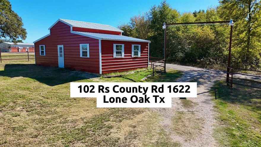 Great opportunity to own a corner lot near Lake Tawakoni! Located on FM 513 and County Rd. Includes bulidng . Pipe fencing, electric meter on property. Previously a fireworks location. Septic required. All information is approx, buyer and buyers agent to verify.