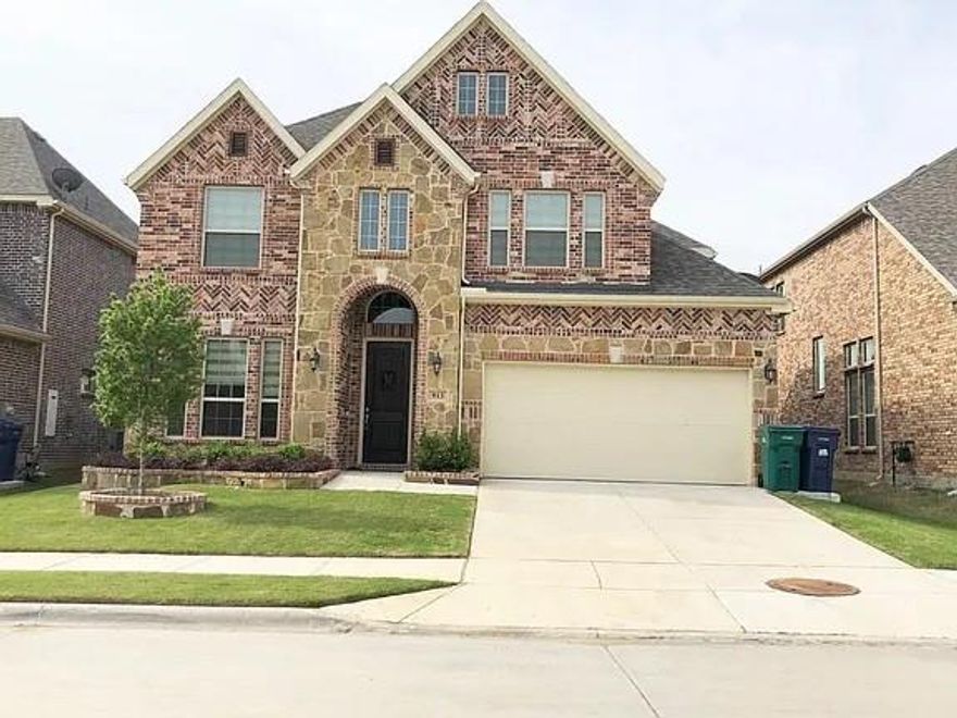 Stunning updated turn-key, two-story traditional home with highly desirable Frisco ISD. Once inside, you'll be swept away by soaring high ceilings, beautiful hardwood floors. Preparing gourmet meals is a breeze in the updated kitchen featuring granite countertops, stainless appliances, custom back-splash, butler's pantry, and ample gathering space with a spacious island. Secluded owner’s suite downstairs. Enjoy hosting friends and family in the upstairs media and game room. The garage is extended for Golf cart parking, storage, gym. Ceiling fans in all bedrooms and the family room