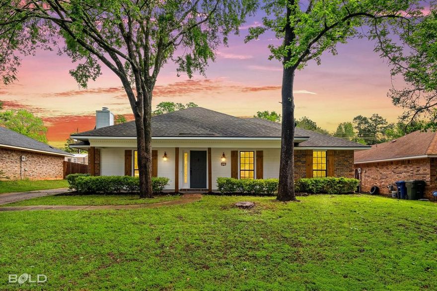 Step into modern elegance with this remodeled 3 bed, 2 bath haven in the well established neighborhood of New Castle.  Discover a seamless open concept adorned with chic fixtures and soothing modern hues throughout. Indulge in culinary delights in the revamped kitchen boasting pristine granite countertops, a stylish backsplash, and stainless steel appliances. The living room features an inviting brick fireplace for you to sip your morning coffee and cathedral style ceilings which makes it feel extra spacious.  Unwind in the expansive master suite featuring a spa like bath, complete with a separate shower, double vanities and generous walk-in closets, and again cathedral ceilings. Enjoy plush comfort with new carpeting in all Bedrooms. There is also a flex space as you enter from garage that could be used as an office, sitting room, or game room. The exterior features a cozy front porch, a 2-car attached garage at the rear, and plenty of parking for guest!