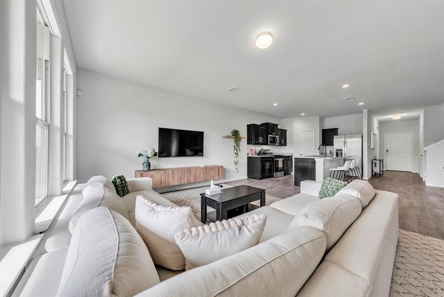 Like-new!!! 2023 build, 2-story in Chapel Creek, West Fort Worth's premier master-planned community. 4 bed, 3 bath, 2-car garage , 2,409 sq ft home. 
Open-concept layout with tile flooring throughout main living areas. Chef's Kitchen showcases granite countertops, 5-burner gas range, oversized sink, Whirlpool stainless appliances, built-in microwave, dishwasher & large seating island flowing seamlessly into Dining & Family Room perfect for everyday living and entertaining. Spacious upstairs Game Room ideal as media room, gym, or private retreat.
Oversized Primary Suite features walk-in shower, dual-sink vanity, massive walk-in closet & built-in linen shelves. Large backyard with rear brick privacy wall. Upgraded with tankless water heater, automated electric blinds, sprinkler system & gutters.
Chapel Creek community offers 2 pools, 2 playgrounds, walking trails & rec center. Minutes to I-30, I-35 & I-820 — easy access to Downtown Fort Worth, Lockheed Martin & NAS-JRB. Schedule your showing today!