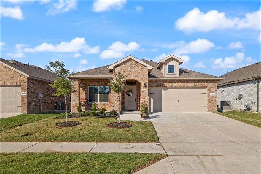 Move-in ready and beautifully designed, this 2023-built DR Horton home in Crowley offers the perfect blend of style, space, and functionality. This single-story layout features 4 spacious bedrooms and 2 full bathrooms with an open-concept design ideal for everyday living and entertaining.

The chef’s kitchen is a true focal point, showcasing quartz countertops, a ceramic tile backsplash, stainless steel appliances, and a large walk-in pantry for ample storage. The kitchen flows seamlessly into the dining and living areas, creating a bright and inviting space for gatherings.

The private primary suite offers a comfortable retreat, while the additional bedrooms provide flexibility for guests, a home office, or growing households. Thoughtfully designed with modern finishes and a functional layout, this home is truly move-in ready.

Located in a desirable Crowley neighborhood with convenient access to major highways, shopping, and dining, this property offers both comfort and convenience. Don’t miss this opportunity to own a like-new home in a growing area of DFW.