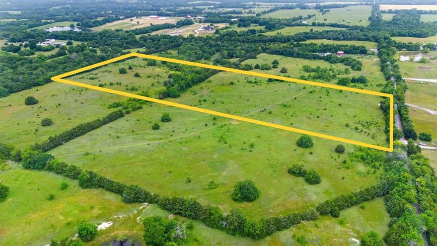 Build Your Dream Home on 17 Stunning Acres of Texas Countryside! Exceptional Property has multiple elevations for the perfect homesite. Property has numerous trees and open fields. Very private with trees completely surrounding the property borders. Abundant wildlife, peace and quiet.  Discover the perfect canvas for your dream home on this breathtaking property nestled in the rolling hills just south of Whitewright, only a 20 minute drive from downtown McKinney. With mature trees, open pastures, and scenic views in every direction, this expansive land offers a rare opportunity to design the lifestyle you've always imagined—whether it’s a custom estate, a weekend escape, or a peaceful family homestead. This one-of-a-kind property features plenty of space for outdoor living, recreation, or even equestrian facilities.  A newly built entrance off Possum Trot Hollow provides convenient access, and no known restrictions give you the freedom to build exactly what you want. Enjoy the tax benefits of a wildlife ag exemption, along with the peace and quiet that only wide-open spaces can bring. Whether you’re a nature lover, hunter, or simply dreaming of rural life without sacrificing convenience, this land delivers it all. Easy access to highways yet feel like you are away from it all! This is where growth is headed! Don't miss out on this amazing opportunity!
Located just minutes from Van Alstyne and Trenton with easy access to SH121, you’ll enjoy the perfect balance of seclusion and accessibility. As nearby areas continue to grow, this property also presents a smart investment for the future.
Don't miss your chance to create your own private paradise—opportunities like this don’t come along often! Note it is also being sold as a 34 acre tract or a 53 acre tract.