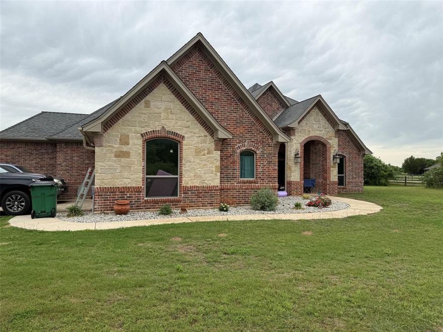 Custom Home with the Perfect Blend of Country Living  and Convenience
Experience the tranquility of county living while enjoying easy access to town and Highway 114. This stunning custom-built home offers four spacious bedrooms. two full bathrooms, and one half bath, providing ample space for family and guests.
Designed with both comfort and functionality in mind, the home also features a dedicated office, ideal for remote work or study. Step outside to a beautifully appointed patio complete with a cozy fireplace, perfect for entertaining or relaxing while overlooking the inviting swimming pool.
Additional highlights include a secure electric gate at the entrance and a durable concrete driveway, enhancing both privacy and curb appeal.