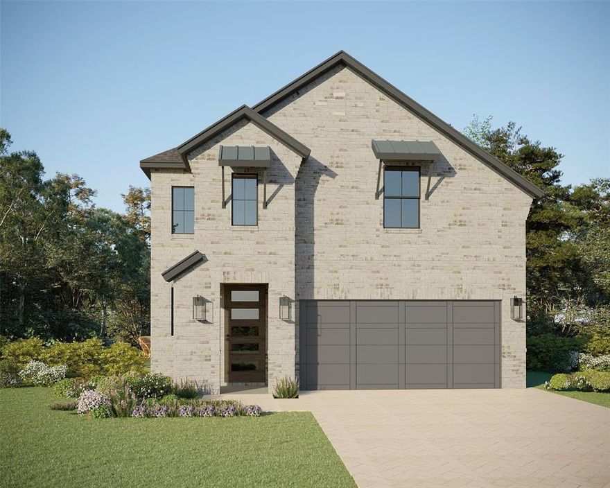 Explore refined comfort in this stunning 4 bedroom, 3 bath, two story home offering 2,726 sq ft of thoughtfully designed living space. With 18-foot high ceilings and an abundance of natural light, this home creates an atmosphere of openness, elegance and ease. The spacious family area showcases soaring ceilings, expansive windows and a cozy fireplace, filling the home with light and warmth. The chef-inspired kitchen features a large island, custom cabinetry and designer finishes- perfect for everyday living or hosting memorable gatherings. Both the main suite and guest bedroom are conveniently located on the 1st floor, providing flexibility for multi-generational living or hosting guests. Wake up to the soft glow of the sunrise from your primary bedroom and unwind in a drop-in soaking tub- a truly elevated retreat. Upstairs, a large game area offers endless possibilities for entertainment or relaxation, while the private study downstairs provides a quiet space for work or creativity. Enjoy peaceful evenings on the covered patio, ideal for outdoor dining or simply taking in the tranquil setting of the Hillstead community in Lavon.