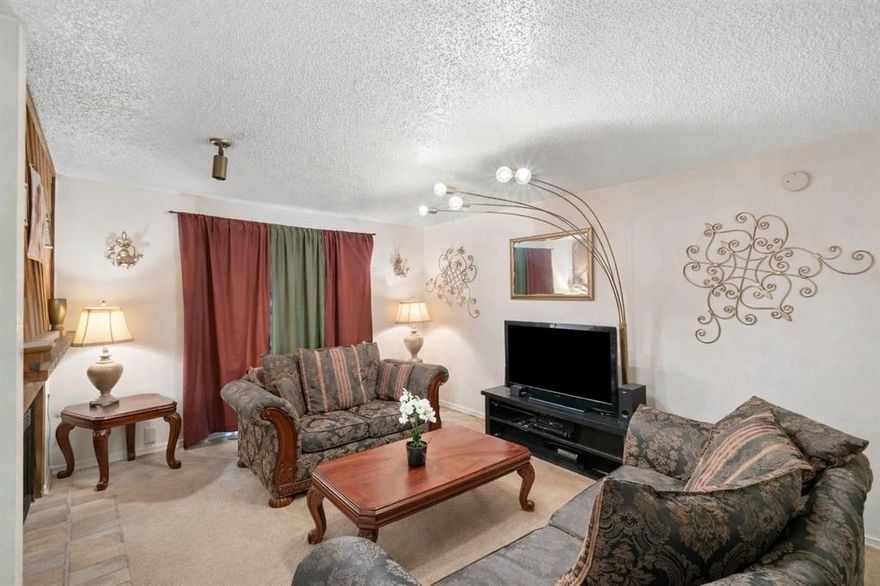 Welcome to this well-maintained 1 bedroom, 1 bathroom condo with a versatile den or flex space that can easily function as a home office, guest area, or secondary sleeping space. The unit offers a comfortable and functional layout ideal for everyday living.

The living area features a wood-burning fireplace and access to a private second-floor patio, perfect for relaxing outdoors. The kitchen and laundry area accommodate full-size appliances, providing convenience for daily routines.

This home includes one assigned covered parking space along with ample guest parking. The community offers low-maintenance living, with HOA dues covering water, trash, exterior maintenance, and access to the community pool.

Conveniently located just minutes from US-75 and I-635, the property provides quick access to Central Market, White Rock Lake, Lower Greenville, DART Rail, grocery stores, dining, parks, and shopping.

Whether you're looking for a comfortable place to call home or a strong investment opportunity, this condo offers excellent value in a high-demand Dallas location.