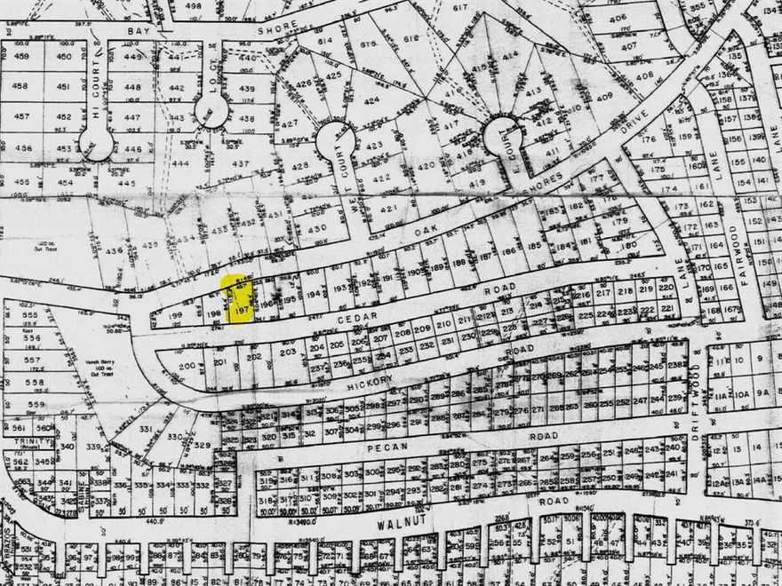 Lot is located on the main road in the improved subdivision of Oak Shores located on Lake Nocona. It has road frontage on front and back sides. This lot is cleared and ready for your dream home close to the lake. It is situated less than .5 mile from the serene waters, offering all the pleasures of lakeside living without the lakefront price tag. Just down the road is Boone Park, a community park featuring a public boat ramp and pristine picnic areas. Invite your friends and family for a day or weekend of camping, fishing, swimming, boating, sunset watching, etc. on the beautiful shores of Lake Nocona.  Lot 198 can be purchased separately to have a combined lot size of .237. Oak Shores is going through a major revitalization, so don’t miss out before the prices of properties explode.