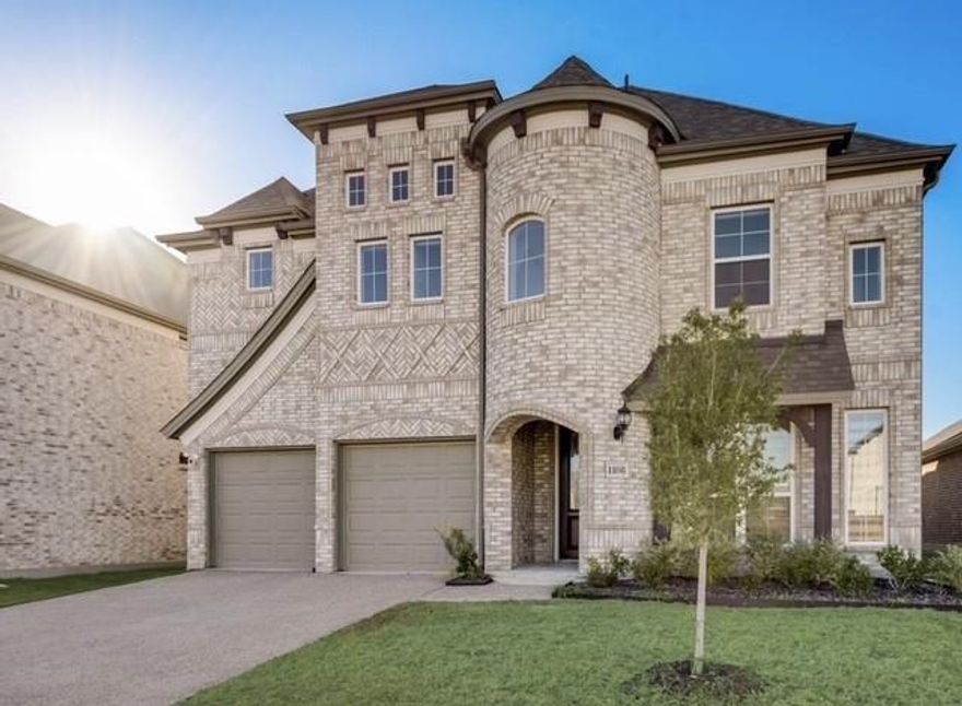 Experience refined living in this stunning 5-bedroom, 4-bathroom home that blends modern sophistication with everyday comfort. From the moment you step inside, you're welcomed by an expansive open-concept layout featuring a spacious living area anchored by a stylish fireplace and a gourmet kitchen complete with granite countertops, a central island, and high-end finishes throughout. A striking wrought iron staircase leads you upstairs to two versatile bonus spaces—perfect for a game room, media room, or home office setup. Whether you're entertaining or unwinding, there's space for everyone. Nestled in a sought-after community just minutes from the best of North Texas, this home offers the perfect mix of privacy and convenience. The eco-conscious design includes solar panels, dramatically reducing electricity bills—especially valuable during those hot Texas summers! Motivated Seller