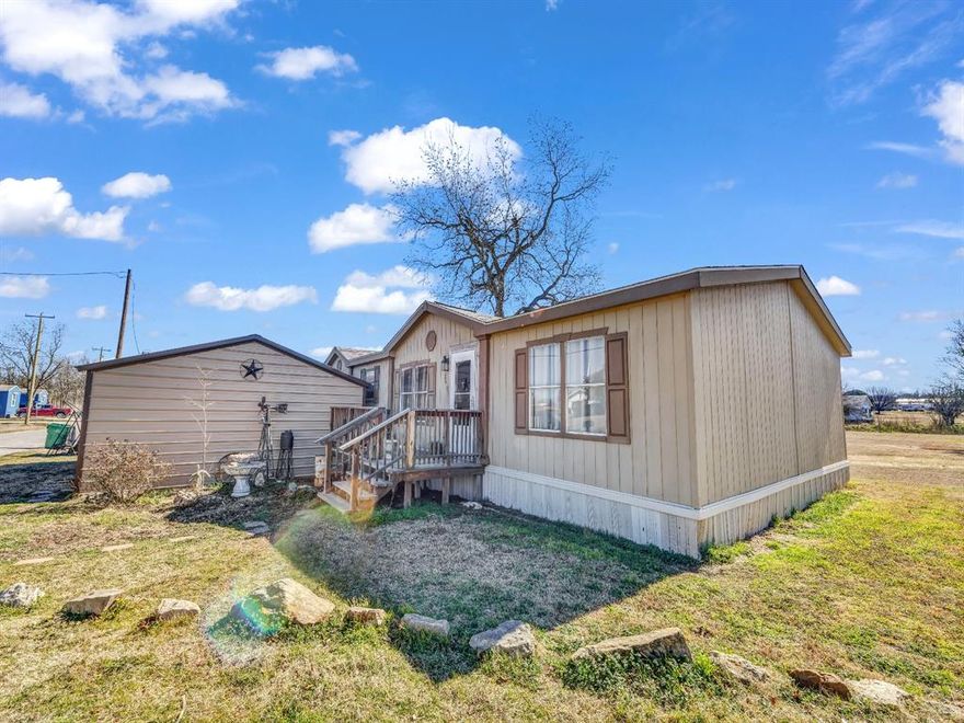 Spacious Living Near PK Lake – 1 Acre Lot with Charm & Convenience
Welcome to your next home nestled on a generous 1-acre lot just minutes from Possum Kingdom Lake and local schools. This property offers the perfect blend of space, comfort, and location. Step inside to an inviting open-concept floor plan that’s ideal for entertaining or relaxing with family. The living room features a cozy fireplace, creating a warm focal point for gatherings. The layout flows seamlessly into the kitchen and dining areas, offering flexibility and natural light throughout. Outside, enjoy the privacy and possibilities of your expansive lot—plenty of room for outdoor activities, gardening, or future additions. The semi-enclosed carport provides covered parking with added protection from the elements, and the storage building offers extra space for tools, gear, or hobbies. Whether you're looking for a weekend retreat or a full-time residence, this property delivers location, land, and livability—all within easy reach of Graford schools and the lake lifestyle.