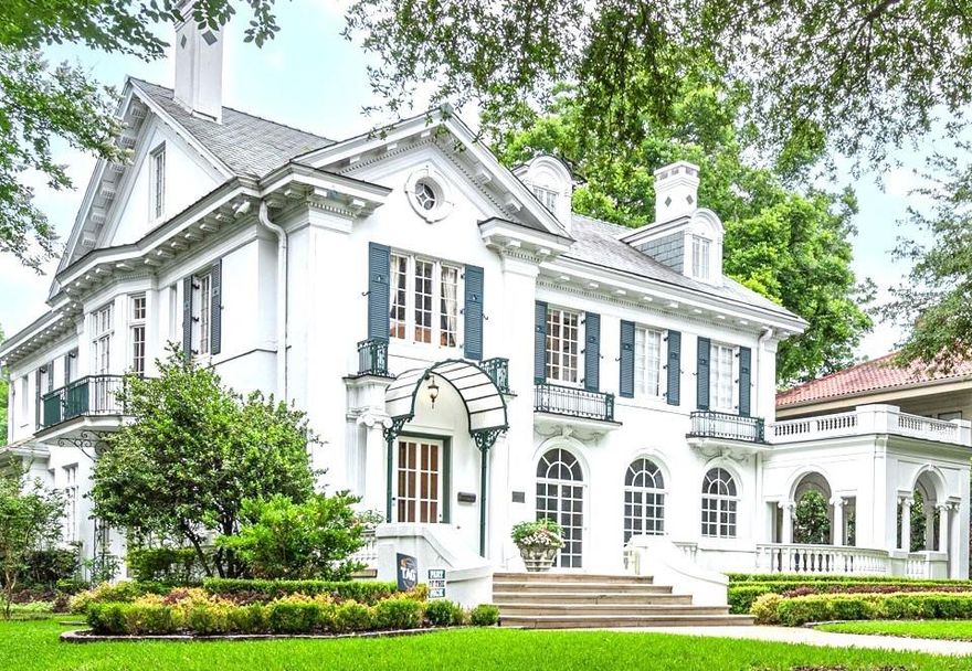 Owner is motivated & will consider financing with large down payment. One of the most written about famous homes in all of Dallas, Tx. located on prestigious Swiss Avenue the most sought after street in Dallas with it's historic beauty and charm. 1 of 5 designated Dallas Historical Landmarks. Immediate equity priced over 250k below recent professional appraisal. Designed in 1916 by renowned Hal Thomson. Mr. Thomson's attention to detail with contemporary luxury is breathtaking. The main house with a grand great room with Venetian plaster walls & sunroom over looking a secret garden. Elegant formal dining has original chandeliers & sconces, 4 huge bedrooms, 4 baths, 2 half baths & library. Interior is adorned with soaring ceilings, oak hardwoods, dentate ceiling crown molding, handcrafted fireplaces & many steel casement windows all culminating elegance & sophistication. Gourmet kitchen with 2 sinks, 2 dw, Wolf range, double ovens, microwave, warming drawer, quartzite counters, hidden sect desk, walk-in pantry, glass-front cabinets with lighting, ice maker, large & mini refrig & more. Primary suite with 4 closets, fireplace & bath with heated floors, luxury duo shower with rain & sauna features & heated tub. Sonos system serves many rooms & primary suite has separate sound for the shower. Huge media rm. equipped with mini fridge, microwave & theater equip. An ELEVATOR services the 1st & 2nd floor. Exterior with extensive landscaping, side Loggia patio, grand front walkway lit by tree-mounted spotlights, & a matching chicken coop.  Backyard oasis has sparkling pool, hot tub, garden beds, lighting & an approx. 800-sq. ft. carriage guest house not included in main sq. ft. with the 1916 telephone, full kitchen and washer and dryer. Dog shower & outdoor shower are adjacent to the pool area. This exceptional estate is like no other & the warmth you feel with family gatherings, weddings and charity events is like no other,  Truly a magical place to call home.