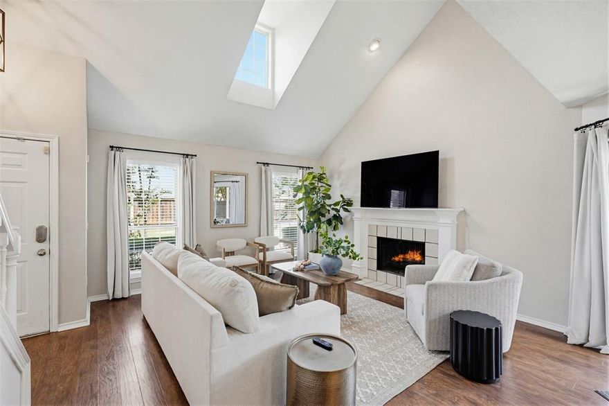 Welcome to 17820 Windflower Way, Unit 1403, in Preston Village—one of North Dallas’s most convenient and established communities! If you’ve been looking for a move-in ready home with modern updates, low-maintenance living, and true comfort in every room, this is it. This charming 2-bedroom, 2.5-bath condominium offers 1,297 square feet of thoughtfully designed living space in a highly desirable location. Each bedroom features its own private en-suite bath, creating an ideal setup for privacy, guests, or roommates. A light, neutral color palette flows throughout the home, giving it a fresh, modern feel that is truly move-in ready. The well-designed floorplan is perfect for both everyday living and entertaining. The kitchen offers ample cabinetry, generous counter space, and all the appliances you need. Updated bathrooms add style and functionality throughout. Step outside to your private back patio—perfect for relaxing or grilling. Residents also enjoy access to a beautifully maintained pool area, offering a peaceful retreat just steps from your door. Enjoy a low-maintenance lifestyle with an HOA that includes water, trash, front yard and common area maintenance, blanket insurance, and community pool access. For added convenience, the washer, dryer, and refrigerator can convey with the sale, along with the flat screen TV in the primary bedroom—making this home truly turnkey. Ideally located with easy access to major highways, shopping, dining, and entertainment, this property is perfect for first-time buyers, downsizers, or investors. Don’t miss this move-in ready opportunity in Far North Dallas!