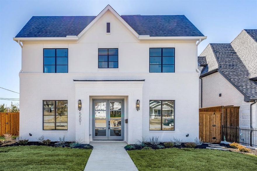 Another stunning new build by Blue Cypress Design+Build, positioned on a premium corner lot. This Modern French Colonial features curated designer finishes and impeccable craftsmanship. The chef’s kitchen is a showpiece, featuring high-end appliances—including separate built-in refrigerator and freezer—and an open layout that flows into the great room, creating the perfect environment for both intimate gatherings and grand entertaining. The owner’s retreat offers private access to the covered patio, an oversized walk-in shower, and a custom-designed boutique-style closet. Expansive 16-foot sliding glass doors seamlessly connect the interior to the outdoor living area, where a fully equipped outdoor kitchen and fireplace invite year-round entertaining in style. Upstairs, a private guest suite with ensuite bath provides the perfect space for in-laws or older teens, complemented by two additional bedrooms, another bath that comes with dual sinks, a spacious living area, and a second study. Don’t wait, this home won’t be available for long.