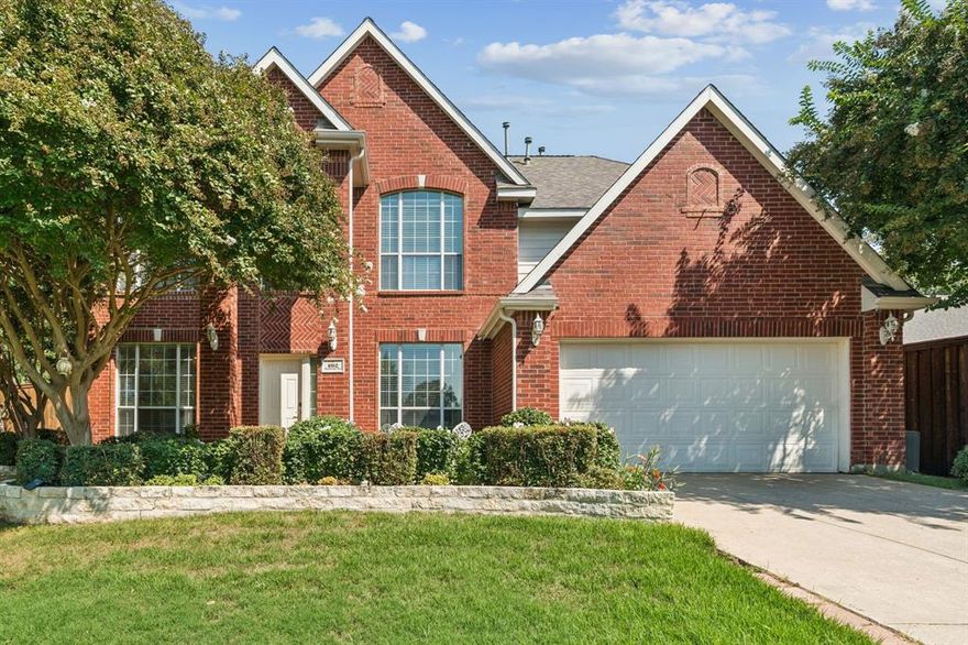 Stunning custom home in Glenview Estates situated on one of the most desirable lots—next to a greenbelt, creek, and mature trees! This spacious two-story home offers 4 bedrooms, 4 baths, plus a private study with French doors. Open-concept design with abundant natural light, real hardwood floors throughout most of the home, decorative lighting, and crown molding accents.

The elegant primary suite is located downstairs and features a large sitting area, bay window, updated lighting, garden tub, separate vanities, and walk-in closet. Upstairs includes three secondary bedrooms with ceiling fans, roomy closets, and a large game room with a wet bar—perfect for movies, gaming, and entertaining.

The gourmet kitchen boasts granite countertops, gas cooktop, stainless steel appliances, reverse osmosis system, and instant hot water at the sink. Enjoy gatherings in the generous family room with a cozy fireplace or relax outdoors under the covered patio and pergola.

Expansive backyard and side yard provide space for a Texas-sized pool, an organic garden, and multiple fruit trees. Additional features include a spacious garage (updated 2024), roof (replaced 2022), fence and wood floors (replaced 2021), and extra walk-in attic storage.

Beautiful neighborhood setting with a perfect blend of comfort, style, and functionality—this home truly has it all!