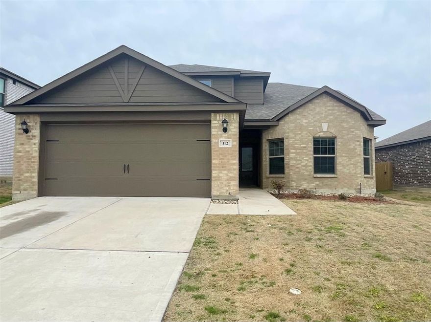 Like new 4 bed, 2.5 bath right of US 380 & conveniently located near Princeton ISD schools & stadiums! Walk into a spacious entry into an open concept living, kitchen & dining. NO Carpet downstairs! Kitchen has gorgeous granite counters and HUGE island peninsula, stainless steel appliances with FRIDGE included, & walk in pantry offers plenty of storage. Utility room with Washer & Dryer included. Primary Bedroom suite downstairs with ensuite relaxing bath, separate shower & amazing sized closet! Upstairs are 3 generous sized bedrooms with walk in closets & spacious full bath. Half bath downstairs for guests. Backyard offers large green space for play, Community Park & plenty of shops & amenities near the community!