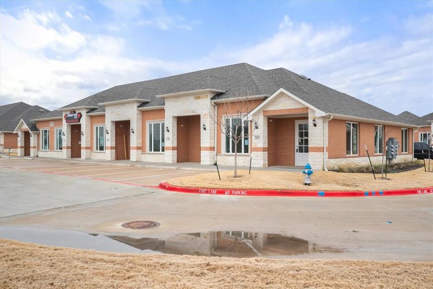 Amazing opportunity for visibility in Mckinney! Two office suites available at 1060 sqft each on Collin Mckinney Parkway. Fully built out and ready for you to grow your business. Lease is a 3 year minimum at $2500 per month plus $9 NNN. Tenant pays utilities. Contact listing agent for more information!