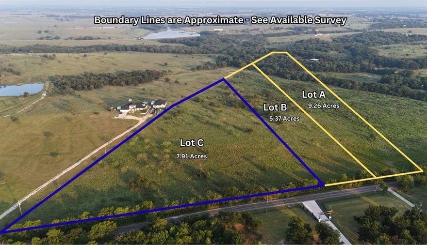 Septic report done, survey available, electric done at the road, and water meters are being reserved for a ready-to-build lot. Discovered the most beautiful lane you’ve ever seen, almost 8 pristine acres nestled in the charming town of Bristol, Texas. This expansive property offers the perfect canvas to build your dream home with plenty of space for privacy, recreation, and future possibilities. Enjoy peaceful living with stunning views, open skies, and the serenity that only wide-open Texas land can offer, all while conveniently located near major highways and amenities. Don’t miss out on this rare opportunity to own a slice of Texas paradise!