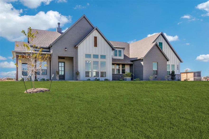 The Bowie Plan is a Caliber Home Modern Farmhouse at its finest! Enjoy the richness and depth of all the classic textures with that bold modern aesthetic. Elevate your style in this 2 story 4 Bedroom, 3.5 Bath 3 Car Garage. This home features a Vaulted Ceiling in the Dining Room, Tray ceilings in both the office and and Breakfast Nook along with a Beautiful Coffered Ceiling in the Living Room. Caliber Homes Perfect Flow Floorplans are thoughtfully designed to make everyday life easier, more comfortable, and more connected. From the way natural light moves through the home, to the effortless transitions between rooms, every detail is planned with purpose. Open gathering spaces flow seamlessly into private retreats, while storage, functionality, and traffic patterns are all considered from the start. Whether you’re entertaining, relaxing, or simply moving through your day, this home will work with you, not against you.Agent related to Owner.