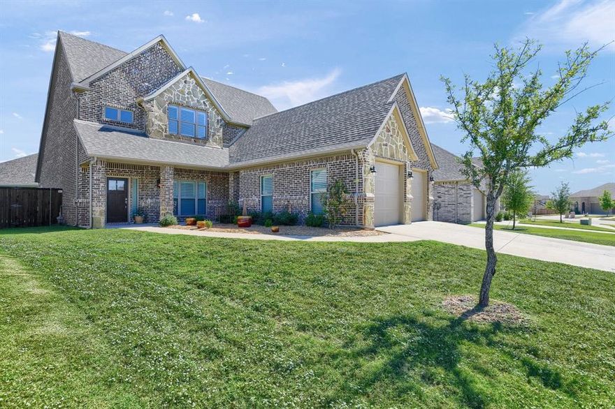 Come take a look at this Custom Home in Gateway Village! From the moment you enter, you can see the Quality and High-End Finishes throughout, from the Real Hand Scraped Hardwood Flooring, to the Crown Molding, Plantation Shutters and Custom Tile, Move In Ready, This Home Is A Must See. Extended Patio makes this home great for indoor-outdoor living. Granite Countertops, Shaker Style Cabinetry, Gas Range, Two Ovens, Stainless Appliances and a Huge Walk-In Pantry! Great Open Concept Floor plan is so Spacious! This home offers EXTREME ENERGY EFFICIENCY with SPRAYFOAM INSULATION, TANKLESS WATER HEATER and ENERGY STAR APPLIANCES. All this plus a Prime Location near TEXOMA MEDICAL CENTER and THF Park with WALKING TRAILS, SOCCER and SOFTBALL Fields, PLAYGROUND and Splash Pad for the Kids. This is Truly the Treasure you've been looking for! Listing Agent is Owner.