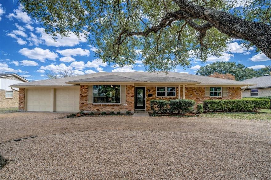 Beautifully remodeled and truly move-in ready, this stunning South Fort Worth home checks every box. Recent updates include new flooring, fresh interior paint, all-new cabinetry, updated doors, ceiling fans, and stylish finishes throughout. The open and spacious layout offers three generously sized bedrooms and two fully updated bathrooms, along with a versatile second living area that can serve as a formal dining room, game room, home office, or flex space. The show-stopping kitchen features brand-new cabinets, granite countertops, a gorgeous backsplash, new stainless steel appliances, and a pantry—perfect for everyday living and entertaining. Enjoy outdoor living in the large backyard with an oversized covered patio, ideal for relaxing, grilling, or hosting gatherings, all nicely fenced for privacy. A circular driveway provides ample parking and great curb appeal. Additional highlights include a large separate utility room with extensive cabinetry for extra storage. Conveniently located near restaurants, entertainment, and just minutes from Interstate 20 for an easy commute, this home is a true must-see and ready for its new owner.