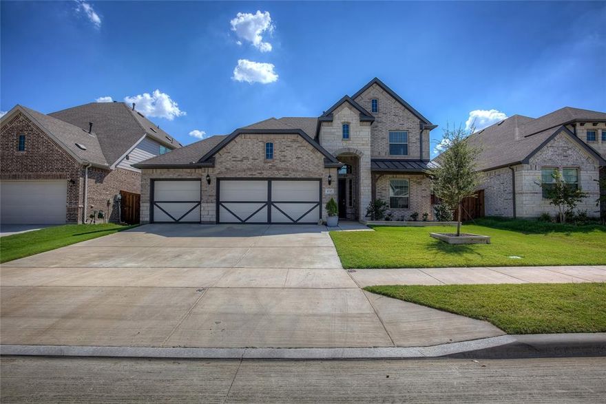 Welcome to your dream home in Wellington Villas! This 4-bed, 3-bath, 2-story residence. The landscaped front yard and covered porch set an elegant tone. Inside, an open floor layout with ceramic tiles and carpet leads to a chef's kitchen with updated features. The living room boasts high ceilings and a fireplace. The master bedroom has a bathroom and a big sized walk-in closet. Another bedroom and full bath on the main floor provide convenience. Upstairs, find a bonus room and 2 bedrooms with a full bathroom. The wood-fenced backyard with a covered patio for al fresco dining. Lawn maintenance is covered by the owner. As part of the Wellington Villas community, enjoy the amenity center and resort-style pool. Welcome to comfort, style, and community in Wellington Villas! All Westrom Group residents are enrolled in our RESIDENT BENEFIT PACKAGE (RBP). Please view our website for more details.