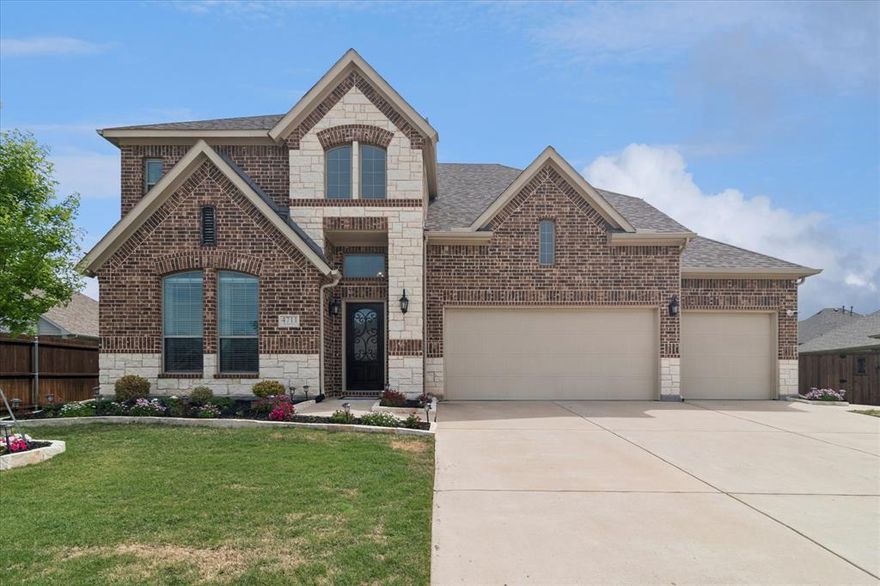 RIGHT ACROSS FROM THE POOL!!! Welcome to 4711 Sephora Drive, a beautifully appointed luxury home in the desirable Austin Landing subdivision of Sherman. Designed with both elegance and everyday family living in mind, this spacious 5-bedroom, 4-bath residence offers the perfect balance of comfort, style, and functionality.

Step inside to find rich hand-scraped hardwood floors downstairs, that flow throughout the main living areas, creating a warm and inviting atmosphere. Thoughtful architectural details like charming window seating add character and provide cozy spaces to relax and unwind.

The heart of the home extends seamlessly outdoors to a covered patio, complete with a gas outlet ready for your grill—ideal for entertaining or enjoying quiet evenings at home. The backyard also features a private hot tub and additional storage, offering both relaxation and practicality.

Inside, the dedicated media room is a true standout, fully wired for surround sound and enhanced with dimmed lighting to create an immersive, theater-like experience for movie nights and game days.

Car enthusiasts and families alike will appreciate the oversized 3-car garage, providing ample room for vehicles, storage, and hobbies.

Situated in a community that offers family-friendly amenities including a pool and playgrounds, this home delivers a lifestyle of convenience and leisure. Enjoy a peaceful, country-like setting while still benefiting from quick and easy access to major highways, making commuting and daily errands effortless.

This exceptional property combines upscale features with a welcoming neighborhood feel—truly a place to call home.