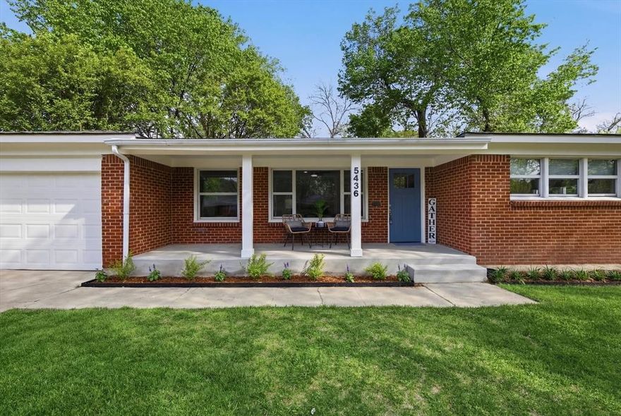 Nestled in the heart of the River District, this beautifully updated home blends charm, comfort, and convenience just minutes from shops, dining, and Trinity River trails. Bright, open living space features new luxury laminate flooring, oversized windows, and a functional layout filled with natural light. The renovated kitchen shines with quartz countertops, white cabinetry, and new appliances (2026) including a gas range, microwave, dishwasher, and refrigerator. Both bathrooms are stylishly updated with modern finishes with the master bathroom boasting a large shower with designer tile and quarts countertops. Enjoy a welcoming front porch and a spacious backyard with mature shade trees, perfect for relaxing or entertaining. Major updates include roof (2025), HVAC and furnace (2023), plumbing in kitchen and both bathrooms (2026), and newer water heater. Attached garage and move-in ready condition make this a standout opportunity in a rapidly growing area at a great price.