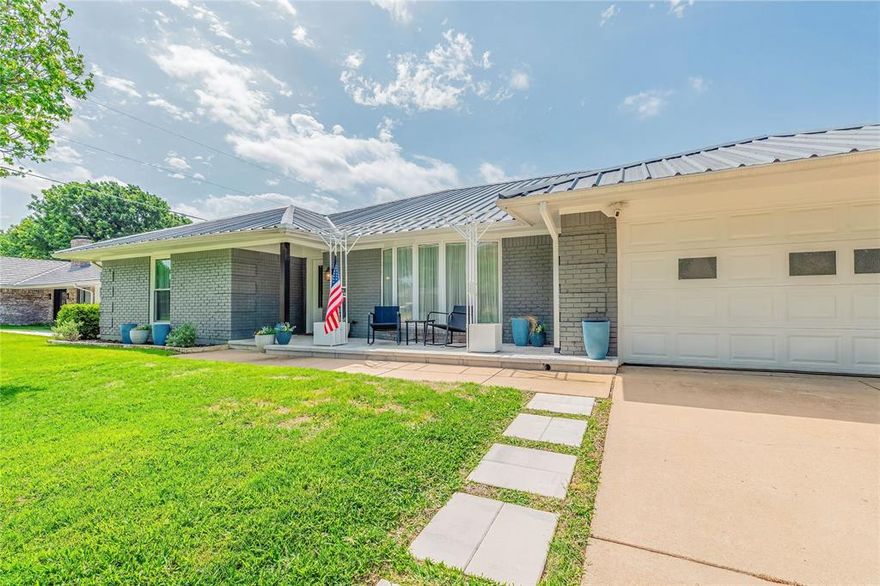 Welcome to your next home. This sprawling single-story ranch is sure to check all of the boxes: quiet neighborhood, move-in ready, near parks, schools and shopping with easy access to freeways for easy commutes. Open floorplan along with thoughtful and extensive updates which include: new LVP flooring,  new carpet in the bedrooms, full kitchen remodel, raised ceiling hieght in family room, exterior paint, new windows, renovated pool and new pump, new lighting, added attic insulation, and new tankless water heater and more (extensive list is on the transaction desk) and are sure to delight the next owner of this lovely home. Secondary bedrooms are split from the primary. Oversized primary bedroom has private door with access to the covered back porch and pool. Fourth bedroom on opposite side of home is a private retreat and down the hall has its own bath. Enjoy the peace and tranquility on your covered back porch with ceiling fans and plenty of covered space to entertain guests. Plenty of pool decking to laying out and entertaining.