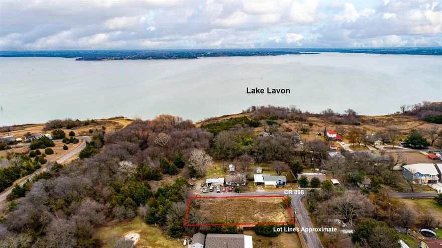 Whether you're looking for an investment opportunity, building a starter home, or a home to retire, these 3 combined Tracts support Endless Opportunities for you in this developed Lavon Shores Community. Lake Lavon is a beautiful lake north of Dallas with a surface area of 21,400 acres, this lake is noted for crappie fishing, especially in winter and spring. Largemouth bass, channel catfish, and blue catfish offer good angling opportunities. Sunfish are plentiful, with good populations of several species. Lake Lavone is home to great fishing, camping, parks, hiking trails, and many outdoor activities. Lavon Lake can accommodate a variety of fun activities with its 16 parks, 244 picnic sites, 19-4 lane boat ramps, 5 beaches, 71 tent camping sites with water, 167 camping sites with electric and water hookups, a handicapped park, and 6 group shelters for large group picnics. 

Lake Lavon was completed in 1953 and has been a staple of outdoor life ever since.