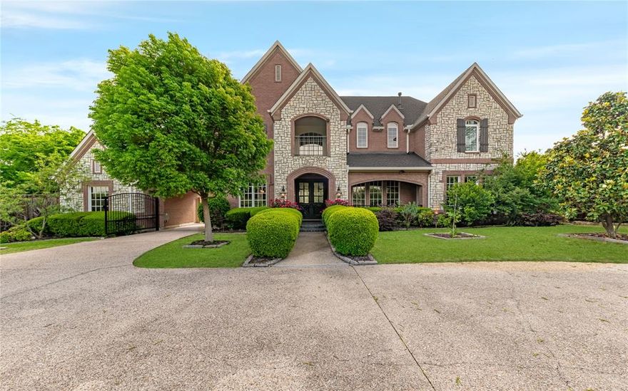 Set on an expansive .75-acre lot in Dallas’ highly sought-after private school corridor, this exceptional property offers space, privacy, and endless potential. From the moment you step inside, you’re greeted with picturesque views of the beautifully landscaped backyard—an inviting outdoor setting with room to create your dream retreat. The thoughtfully designed floor plan features a formal living room with a fireplace and an elegant dining room just off the entry, perfect for entertaining. The heart of the home is the open-concept kitchen and breakfast area, seamlessly connected to the spacious family room with a second fireplace and custom built-ins. Conveniently located on the main level, the private home office provides an ideal work-from-home space, while the primary suite offers comfort and seclusion. Upstairs, you’ll find three generously sized bedrooms, including two that share a connecting bath and a third with an adjacent full bathroom. A large game room with built-in bookcases overlooks the backyard, creating a perfect gathering space. An additional flex room offers versatility as a fifth bedroom, craft room, fitness space, or second office. The property also includes a two-car garage plus a separate one-car garage, both accessed via a gated driveway for added privacy and security. Ideally situated directly across from the new home of Grace Academy and just minutes from neighborhood favorites like Central Market, Claremont, and Cantina La Rosa, this home combines convenience with an unbeatable location. A rare opportunity to own a spacious property on a large lot in one of Dallas’ most desirable areas.