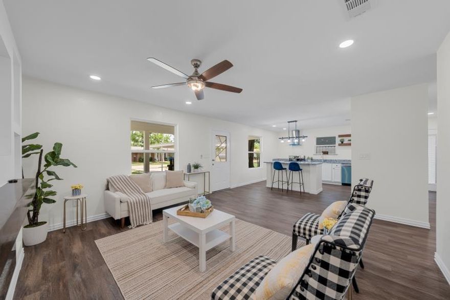 Welcome home! Nestled on the edge of a peaceful small town, this newly built home offers the perfect blend of simplicity, comfort and affordability. With clean, modern finishes and a cozy layout, it’s ideal for first time home buyers or if you are looking to downsize. The three bedrooms and two bath are thoughtfully designed to maximize space. The living room flows into a compact but functional kitchen with brand new appliances. A small backyard provides just enough space for a garden, pets or weekend barbecues. Schedule your showing today.