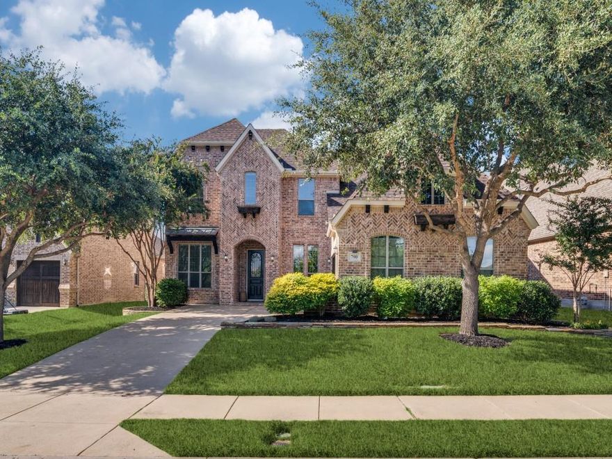 Welcome to Stone Creek, where this gorgeous home combines ELEGANCE, SPACE, & ENTERTAINMENT in nearly 3,500 square feet of beautifully designed living. Perfectly situated across from a GREENBELT—with a pond just down the street too—you’ll enjoy natural beauty right outside your front door. Inside, the OPEN-CONCEPT living area features hand-scraped HARDWOOD floors and a striking, one-of-a-kind FIREPLACE that sets the tone for style and warmth. The GOURMET KITCHEN is a chef’s dream, offering a GAS COOKTOP, DOUBLE OVENS, BUILT-IN MICRO, HUGE ISLAND, and spacious PANTRY. An oversized DINING AREA makes hosting holidays and family gatherings effortless. The floorplan is designed for convenience with a PRIMARY SUITE DOWNSTAIRS, featuring a JETTED TUB, SHOWER, and DOUBLE VANITIES (so you don't have to share!). Plus, there’s an additional BEDROOM and FULL BATH DOWNSTAIRS—ideal for guests or multigenerational living. Work from home? The PRIVATE STUDY overlooks the greenbelt, providing the perfect view while you focus. Upstairs, enjoy endless options with a MEDIA ROOM for movie nights (wired for surround sound!), a versatile GAMEROOM, and two more spacious bedrooms connected by a large full bath, plus a convenient half bath near the media space. Step outside to the backyard and your COVERED PATIO with a cozy OUTDOOR FIREPLACE—perfect for year-round entertaining or relaxing evenings. NEW ROOF put on in 2023 with amazing warranty too! Beyond your front door, Stone Creek is one of Rockwall’s most sought-after neighborhoods, known for its PARKS, GREENBELTS, POOL, and WALKABILITY. You’ll be zoned to AWARD-WINNING Rockwall ISD schools, including Hamm Elementary and Williams Middle, and the house is just minutes from Starbucks, Chik-Fil-A, shopping, dining, and charming Downtown Rockwall. This home truly has it all—location, lifestyle, and luxury. Schedule your private showing today! PLEASE NOTE: Days on market are longer than normal due to a buyer contract falling through.