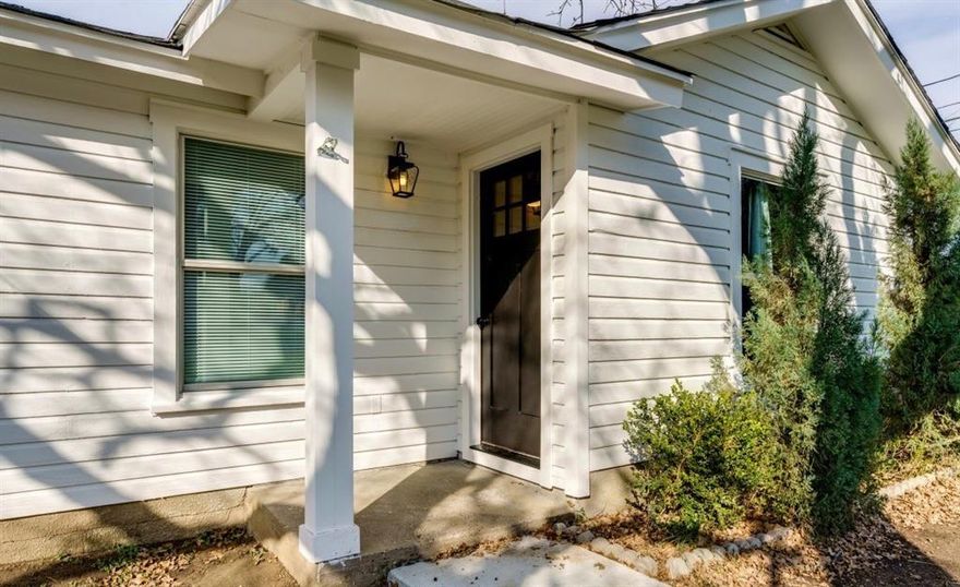 A rare find in Oakhurst THREE-bedroom TWO-bath under 350k! Tucked away in the highly sought-after neighborhood of Oakhurst, this 1940's Bungalow pairs modern conveniences with historic charm. The open concept plan allows rooms to flow seamlessly, with windows around every corner, you'll love the bright natural light that radiates throughout. Both bathrooms have been fully remodeled. Original wood flooring has been recently refinished. Enjoy one of two oversized patios in the courtyard. The garage features an unfinished ADU rental opportunity for additional income. Roof installed in 2019, full foundation repairs completed in 2021, exterior paint completed in 2026, both front and back doors newly installed for energy efficiency. Cedar fence installed in 2022. Both front and backyards are fully fenced.