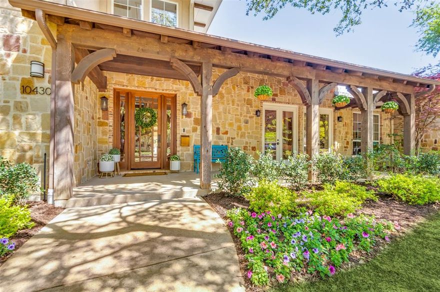 Located in a quiet pocket of the heavily treed ESD neighborhood, this spacious modern, craftsmen style home built by Edward Cummings sits on a beautiful oversized lot. The house boasts a main living area with high vaulted ceilings with wood beams and streaming with natural light. The bright and spacious kitchen features two generously sized cook's pantries, Wolf and Subzero appliances, granite countertops and a nice sized breakfast room with glass front cabinets. The kitchen and main living area have windows and patio doors with views of the backyard and covered patio. A study off the main living area has lots of built in shelving and windows to the front patio and treed yard. The primary suite features large windows and access to the back patio. The suite includes a luxurious marble bathroom with a jetted tub, separate shower and an oversized closet. Upstairs, an open game room is surrounded by 3 large bedrooms with walk in closets and updated bathrooms. An additional open seating area provides extra space for children's play or desks. The outside features a huge pool with ample covered seating areas, an outdoor grill with burner features and plenty of play yard. The gated, oversized, detached 3 car garage has 3 closets and extra storage space for bikes and sports equipment. Hurry to see this beautiful home with unique craftsmen features that exude warmth and character but feels current and stylish. Close to all the best private schools in Dallas: ESD, Good Shepherd, Ursuline, Hockaday, Parish and Greenhill.