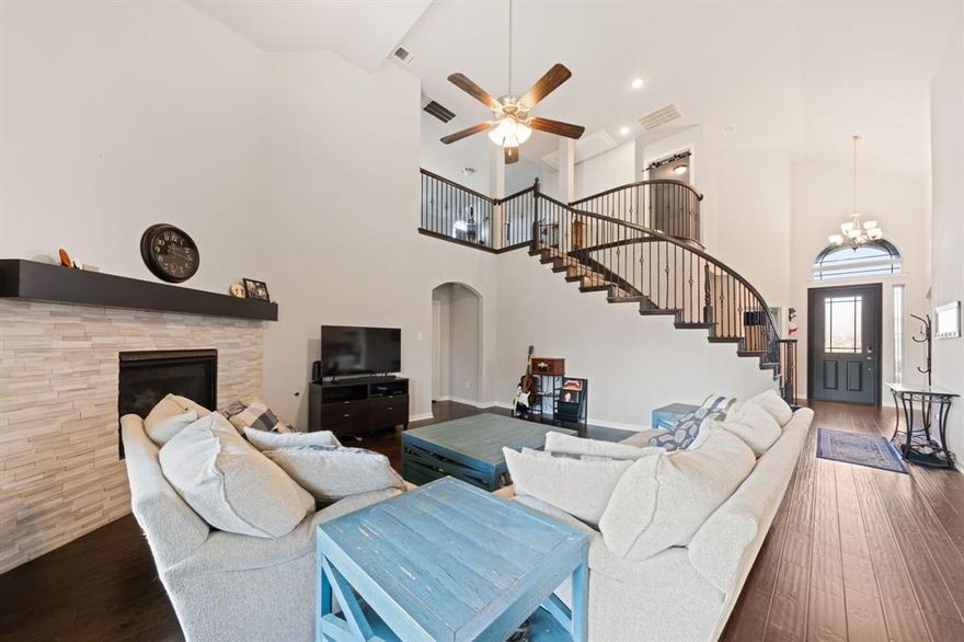 Welcome to 264 Northstar, a spacious 3,327 square foot home designed to comfortably accommodate growing households, guests, and multi generational living. With 4 bedrooms and 4 bathrooms, this thoughtfully designed home offers the space and privacy that today’s buyers are searching for. The open concept layout creates a natural gathering place in the heart of the home, where the kitchen, dining, and living areas flow together seamlessly. The kitchen features a butler’s pantry, a large island ideal for casual meals or conversation, and plenty of counter space for preparing meals for family and friends. The adjoining living room, anchored by a cozy fireplace, provides a warm and inviting setting for everyday life and special gatherings alike. The flexible floor plan allows each bedroom to serve a unique purpose, whether for family members, visiting relatives, guests, or hobby spaces. The primary suite offers a peaceful retreat with new carpet, a spa inspired ensuite bath with soaking tub, separate shower, dual vanities, and a spacious walk in closet. A dedicated office provides a quiet place for work or study, while the fully equipped media room creates an additional space for entertainment and relaxation. The Dupure whole house water filtration system adds another level of comfort and quality throughout the home. Outside, the brick exterior provides timeless curb appeal and durability, while the backyard offers space to unwind with the added privacy of backing up to the alley. Located in a desirable Waxahachie neighborhood close to schools, shopping, and dining, 264 Northstar offers the space, flexibility, and comfort that make everyday living easy for households of all sizes. The funny thing about big houses is that their real luxury is not the square footage itself, but the breathing room it creates in daily life. A good floor plan turns space into freedom.