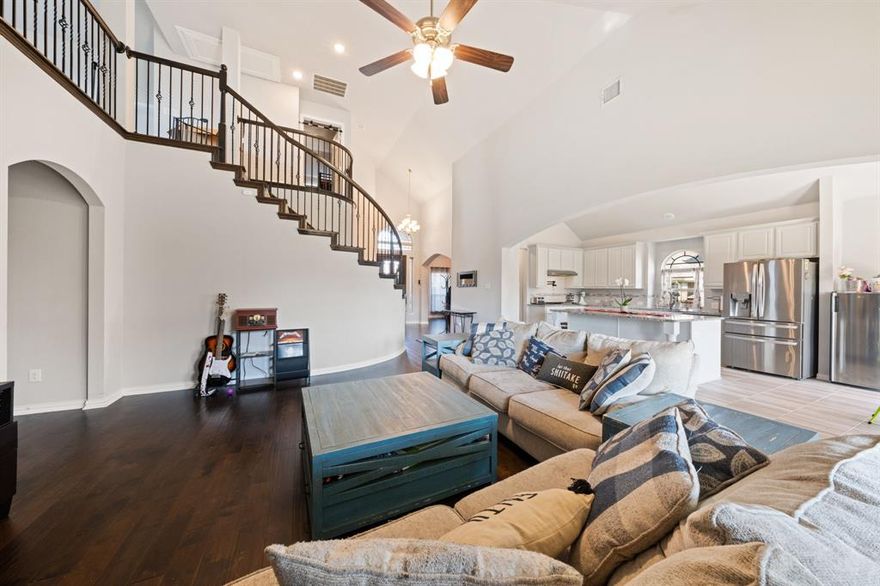 Welcome to 264 Northstar, a 3,327 square foot home ideally located in one of Waxahachie’s most desirable and convenient areas. This 4-bedroom, 4-bathroom brick home offers not only space and functionality, but also the advantage of being close to everything that makes daily life easier and more enjoyable. Situated just minutes from local schools, shopping, dining, and major roadways, this location allows for quick commutes while still providing the comfort of a quiet neighborhood setting. Waxahachie is known for its strong sense of community, historic charm, and continued growth, making it a place where buyers feel confident putting down roots. Inside, the home features an open concept layout with tall ceilings and natural light, connecting the kitchen, dining, and living areas in a way that feels both spacious and welcoming. The kitchen includes a butler’s pantry, a large island, and plenty of counter space for everyday living and entertaining. The living room is anchored by a cozy fireplace, creating a comfortable gathering space. The primary suite offers new carpet, a spa-inspired ensuite bath with soaking tub, separate shower, dual vanities, and a walk-in closet, while the additional bedrooms provide flexibility for family, guests, or workspace needs. A dedicated office and fully equipped media room add to the home’s versatility. The Dupure whole house water filtration system enhances everyday convenience. Outside, the brick exterior offers timeless curb appeal, and the backyard provides a private setting with alley access. With 3,327 square feet of living space in a location that connects you to the best of Waxahachie, 264 Northstar offers both the home and the setting buyers are looking for.