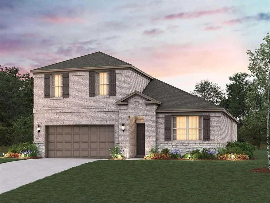 Nestled in the vibrant Verandah community, 201 Corcovado Ave offers an elegant new-construction home designed for modern family living. With 4 bedrooms and 2.5 baths across approximately 2,323 sq ft, the open-plan layout features soaring ceilings, a cozy study or flex space, and a loft upstairs perfect for play or unwind time. The stylish kitchen with quartz counters and timeless finishes flows effortlessly into the living area and onto the covered patio—ideal for relaxed evenings or hosting friends. Just minutes from excellent RCISD schools, community amenities including a pool and playground, and quick access to I-30, this home brings both comfort and convenience together beautifully.