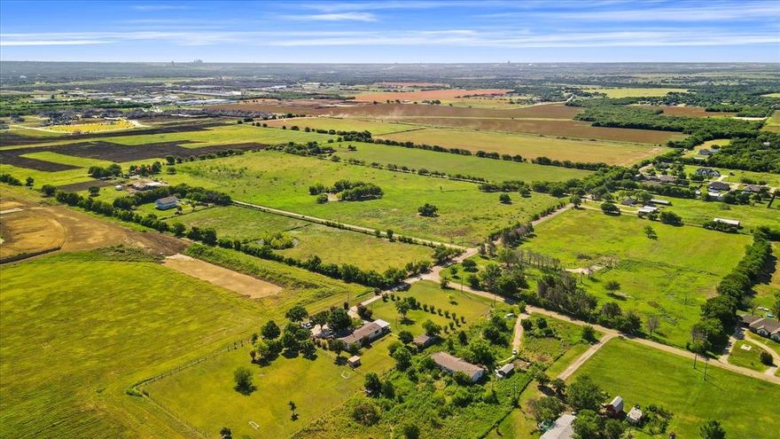 10 Acres in Mansfield ETJ, just south of Mansfield City Limits. Corner of Howell and English Trail. 
Howell has 835 ft. frontage and English 520 ft. Both M3 Ranch and Birdsong residential developments are approaching property from the north.