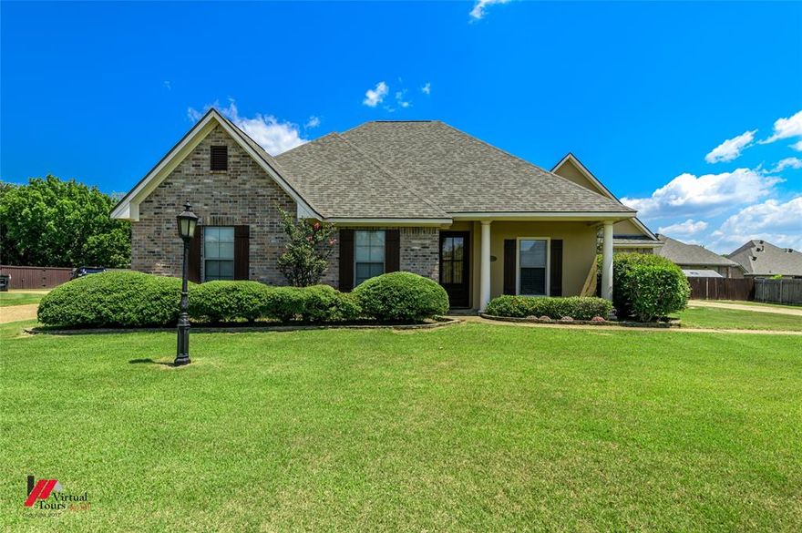 Looking for a great home look no more. This 4 bedroom 2 bath home with remote master has it all. This home also has a bonus room upstairs that could be used as a 5th bedroom. Large kitchen is open up to the living room with a fireplace. Remote master bedroom with ensuite bathroom, jetted tub, seprate shower, walk in closet, and dual sinks. Saltwater pool is great for cooling off on warm days. Large fenced back yard with an area for a boat or extra play area. Gated subdivison close to I220, and I20. Shopping, restaurants, and entertainment close by. Call today for you showing.