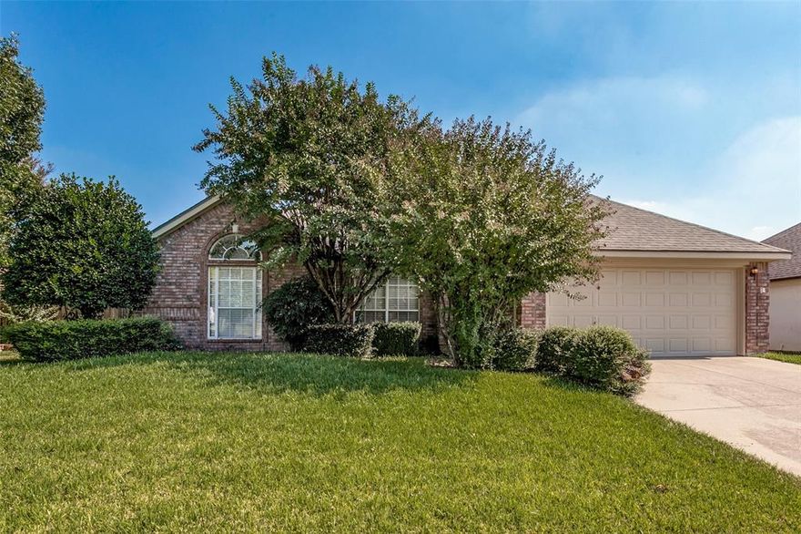 This charming home offers a semi-open concept layout with fresh luxury vinyl plank flooring and new carpet throughout. Nestled in a cozy, low-traffic neighborhood surrounded by mature trees. Enjoy relaxing or entertaining on the covered patio, and take advantage of the home’s prime location in  Birdville ISD—just minutes from great dining, shopping, and entertainment. MOVE-IN READY!