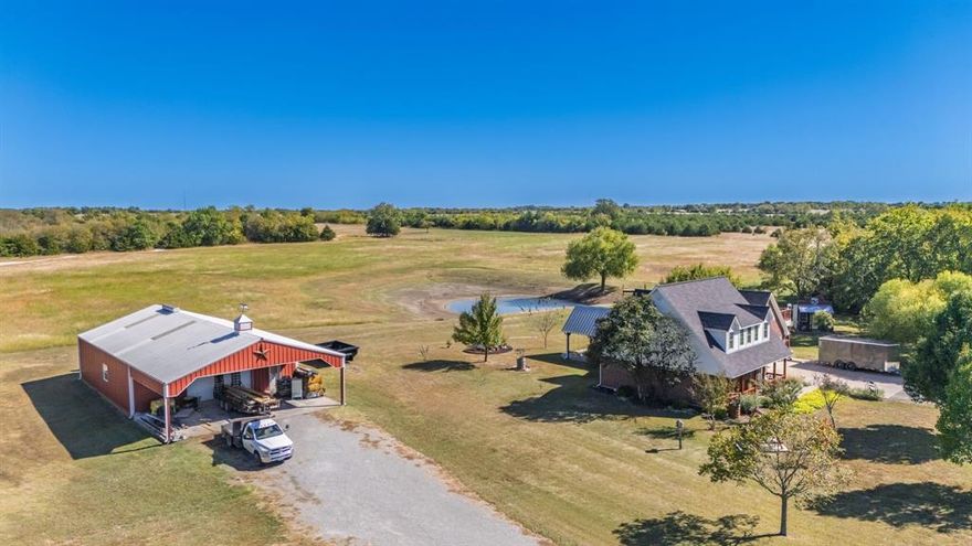 A Dream Come True!
Escape to a beautiful peaceful country living lifestyle on your private 12 acre retreat with room to breathe.
12 Ag-Exempt Acres - Pond - 75x40 Shop - 2 Sheds - Fully Updated 2,752 sq ft Country Home
This beautifully updated 2,752 sq ft home offers 4 bedrooms and 3.5 baths, including a private upstairs suite with separate entrance, full bath, and balcony—perfect for guests, game room, or additional living space or rent for extra income.
Home features include granite countertops, stainless appliances, luxury vinyl plank, porcelain and tile flooring, new carpet, crown molding, recessed lighting, and a spacious living area with fireplace and new gas logs. The primary suite offers a jetted + bubble tub, walk-in shower, double vanities, and extra large walk-in closets in upstairs bedrooms
Private  office with cathedral  ceiling for the work from home person.
2 car attached garage  large enough for full size dually truck.
Step outside to experience the lifestyle this property offers-
12 ag-exempt acres with mature trees
Pond with dock
75x40 shop with concrete floor and drive-through double over head doors access. Perfect for the man with big dreams, hobbies or farm use
2 his and hers sheds with porches for hobbies,  man cave, child playhouse, chicken coop, tools or gardening.
Multiple covered porches, outdoor grilling entertainment area, hot tub and relaxing on a porch with swings. 5 ton 3 zone heating-air
A rare unique  opportunity for space, privacy, and a move-in-ready home with room to live, work, and enjoy the outdoors.
Optional furnishings, decor available  for separate  purchase for turn key living.
Motivated seller relocating  to Arkansas  to build their retirement home.