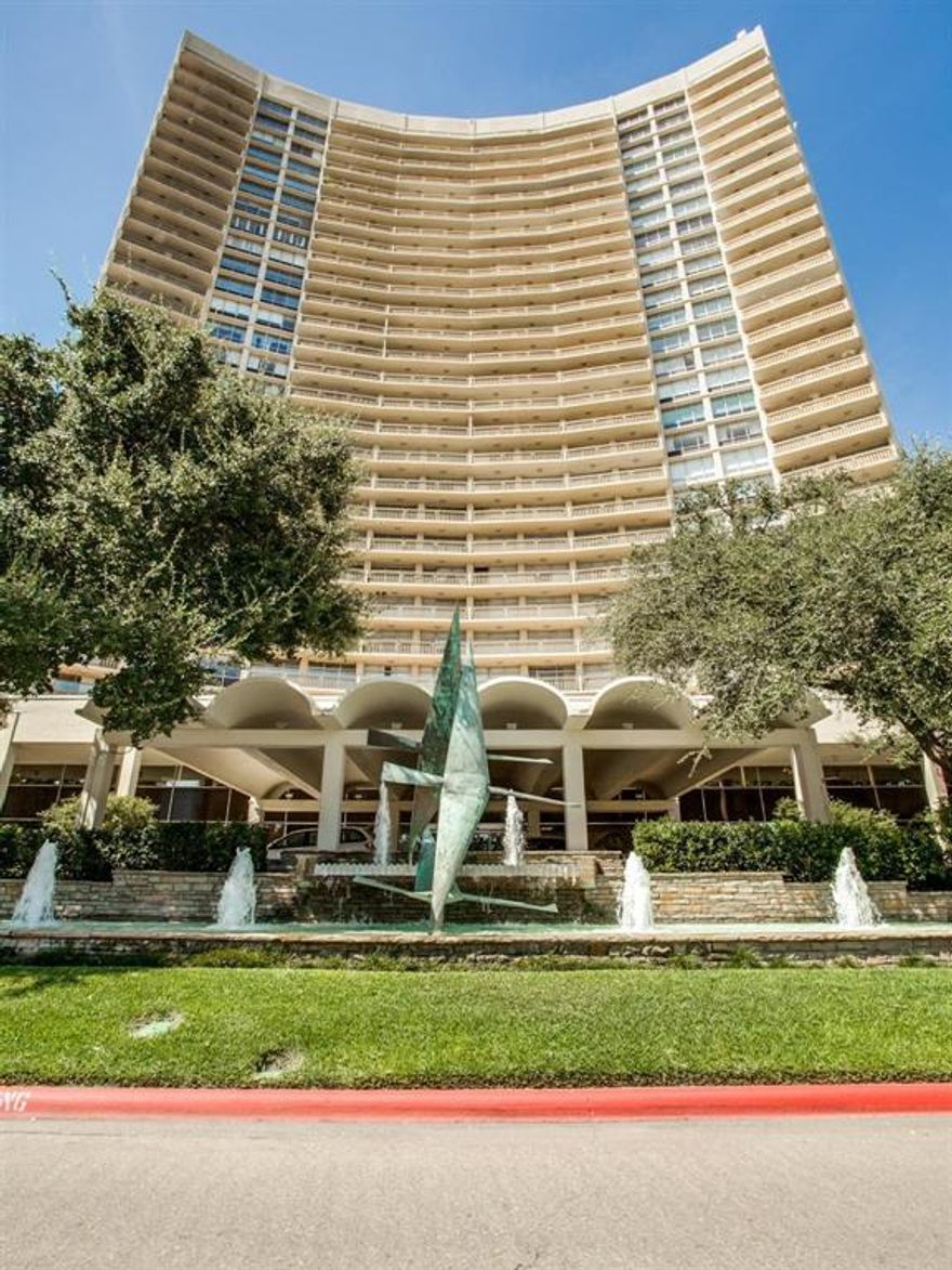 THIS SPACIOUS TWO BEDROOM, TWO BATH CONDO HAS A PROFESSIONALLY DESIGNED OPEN KITCHEN WITH GRANITE COUNTERTOPS. A CONTINOUS BALCONY SERVES BOTH BEDROOMS. THE BATHROOMS HAVE UPDATES VANITIES AND FIXTURES. THE LUXURY VINYL PLANK FLOORING ADDS WARMTH AND BEAUTY TO THE LIVING AND DINING ROOMS. THE PARKING SPACE IS CONVENIENTLY LOCATED IN THE FIRST BASEMENT. PRESTON TOWER OFFERS 24 HOUR LIMITED ACCESS, COMMUNITY ROOM WITH FULL SIZE KITCHEN, HALF BATH AND LIBRARY, FITNESS ROOM AND TENNIS COURTS.