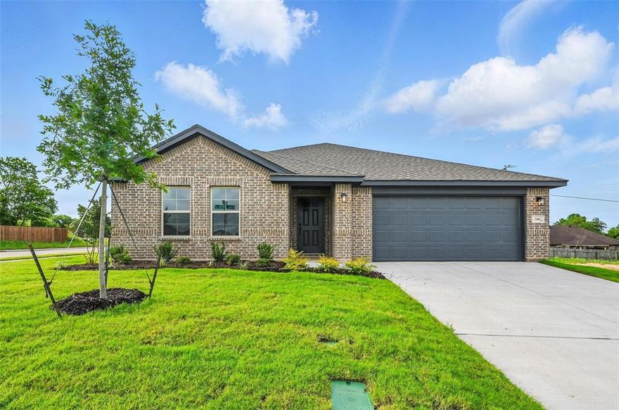 Welcome Home to Cheldan Homes's new subdivision in Trail Creek in Cleburne, Texas! This beautiful home has 3 beds, 2 baths, and just under 1600 Sq ft. As you walk into this home, you will be welcomed with an open layout adjoining the kitchen and the living room, which is perfect for hosting guests or making your meals while watching the big game! The Kitchen island is upgraded with granite countertops that can be used for quick meals or serving your guests! Full Sod and irrigation in this home and all in the community. Close to all schools, shops, and restaurants and mins away from downtown Cleburne AND Chisolm Trail to get to Fort Worth or all major highways in the metroplex. Build Jobs is also available in the community! THESE HOMES ARE GOING FAST DONT MISS OUT!