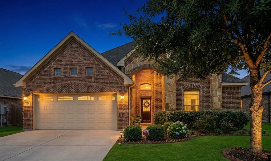 Stunning Single-Story Living , Lillian Custom Home in Prime Location

Experience the perfect blend of quality and comfort in this 2016-built Lillian Custom Home. Spanning 1,895 sq. ft. of thoughtfully designed space, this 3-bed, 2-bath residence features a sought-after open floor plan and high-end finishes throughout.

Highlights You’ll Love:

Chef-Ready Kitchen: Granite countertops, massive center island, gas cooktop, and tall custom cabinetry.

Designer Living: Rich wood flooring, architectural detailing, and a cozy fireplace anchor the heart of the home.

Primary Retreat: Private ensuite featuring a soaking tub, separate shower, dual vanities, and a massive walk-in closet.

Flex Space: A formal dining room that easily converts to a home office or creative studio.

Outdoor Oasis: Relax on the oversized covered patio overlooking a beautifully landscaped backyard.

Located just minutes from top-rated schools, shopping, and the community pool. Move-in ready! Schedule your tour today!