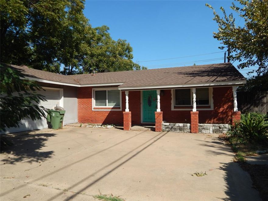 Unlock the potential in this spacious ranch-style home — ideal for buyers ready to bring their vision to life! The primary shower has been updated and includes convenient grab bars, providing a great start toward modern improvements. The home offers solid bones and endless possibilities for renovation and customization. Step outside to a backyard made for entertaining, featuring a pool, covered patio, and storage shed. Utilities are currently off. With some TLC, this diamond in the rough could truly shine — a great opportunity for investors or handy buyers looking to create their dream home. Buyers to verify all measurements.