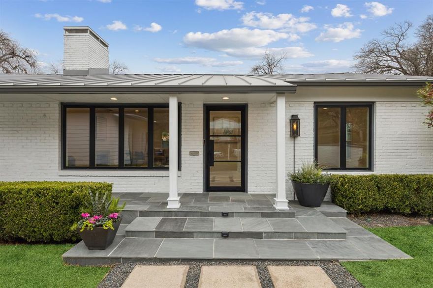 Built in 1949 and tastefully renovated in late 2023, this stunning property has plenty of natural light and entertaining space in the heart of Greenway Parks. Refinished hardwood floors span throughout. Primary Suite with sitting area, custom closet, and private exterior door to gorgeous backyard. Primary ensuite bath features elevated finishes, veined marble throughout, large soaking tub, and dual vanity areas. Beautifully redone Chef's kitchen with brand new custom cabinetry, appliances, and natural stone countertops. Kitchen opens up to a gracious family room with built-in’s and bar area perfect for gatherings. Windows stretch across the back of the house, overlooking a vast backyard with plenty of room to entertain, featuring an oversized pool, fire pit, and beautiful landscaping.