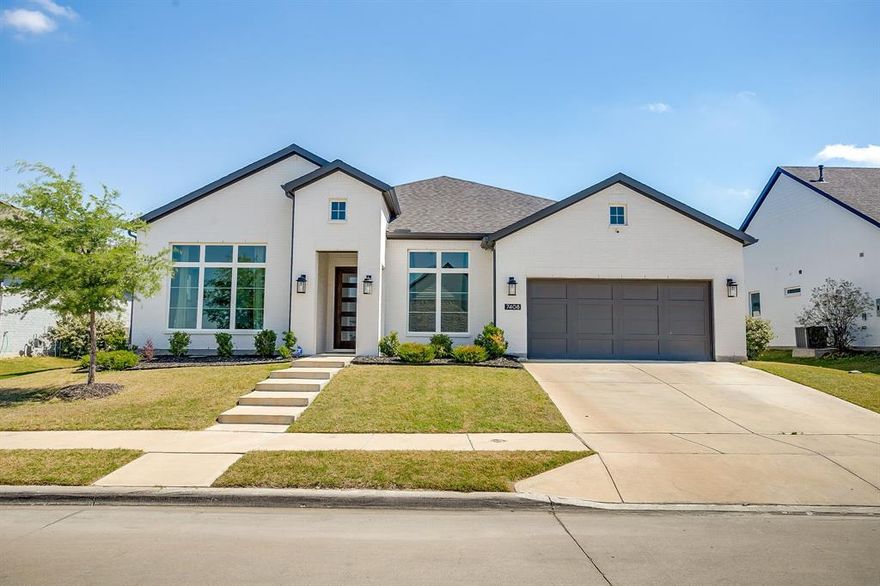 Built by Graham Hart in 2022, this home offers a thoughtful layout that adapts easily to different stages of life. And with a 1% lender incentive for a rate buydown, you can have an added bonus!  With 3 bedrooms, 2.5 baths, and a spacious office or den that can flex as a guest room, playroom, or workspace, it’s designed to grow with you. The kitchen sits at the center of the home, opening to large dining and living areas. The layout is an easy, natural flow—whether you’re hosting friends, keeping an eye on homework, or enjoying a quiet family night in. The large island is a huge multitasker for the homeowner - it becomes a natural gathering spot where you can cook with family and friends, with useful storage and built-ins and optional seating.  Out back, the covered patio and yard offer space to relax, entertain, or simply enjoy a slower pace at the end of the day. The way the secondary bedrooms are arranged gives a sense of privacy that works well for both everyday living and hosting guests.  The primary suite feels calm and tucked away - a nice spot to start and end the day, with beautiful tile, a large walk-in shower, soaking tub, and hotel style lighted mirrors.

Set along gently winding streets with peeks of the lake along the way, the neighborhood adds a sense of calm and character that’s hard to find.  The neighborhood is loved for its short drive to downtown Fort Worth, close proximity to the the lake, and winding streets for walking and enjoying the outdoors.